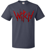 Witch - Red Text Classic Unisex T-Shirt