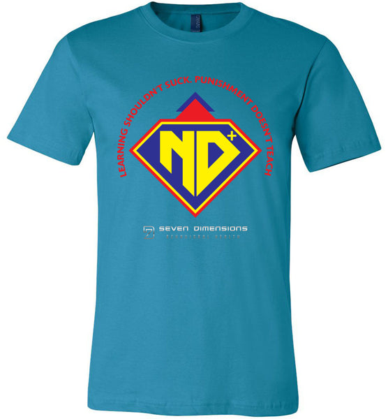 7 Dimensions - ND Hero - Canvas Unisex T-Shirt