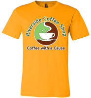 Riverside Coffee Shop - Canvas Unisex T-Shirt