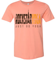 Rockstar Yoga Retro 02 - Canvas Unisex T-Shirt