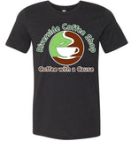 Riverside Coffee Shop - Canvas Unisex T-Shirt