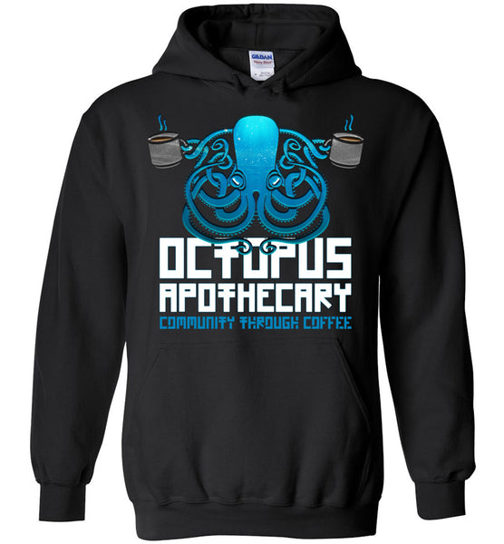 Octopus Apothecary - Coffee - Aqua - Hoodie
