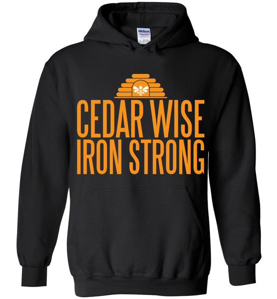 Cedar Wise Iron Strong - Gildan Heavy Blend Hoodie