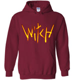 Witch- Fire Text Heavy Blend Hoodie