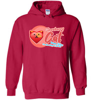 Strawberry Cat - Lifestyle - Gildan Heavy Blend Hoodie