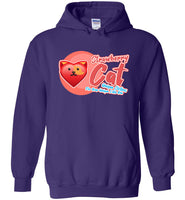 Strawberry Cat - Lifestyle - Gildan Heavy Blend Hoodie