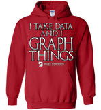 I Take Data & I Graph Things - Gildan Heavy Blend Hoodie
