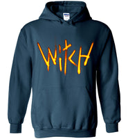 Witch- Fire Text Heavy Blend Hoodie