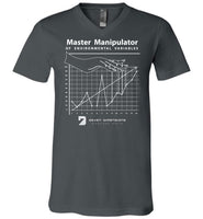 Seven Dimensions Branded - Master Manipulator - Canvas Unisex V-Neck T-Shirt