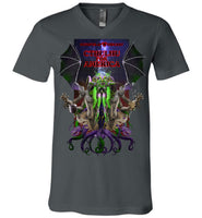 Octopus Apothecary: CTHULHU FOR AMERICA - Canvas Unisex V-Neck T-Shirt