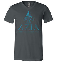 Azia Energetics - Essentials - Canvas Unisex V-Neck T-Shirt