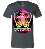 Octopus Apothecary - New Retro Wave - Canvas Unisex V-Neck T-Shirt