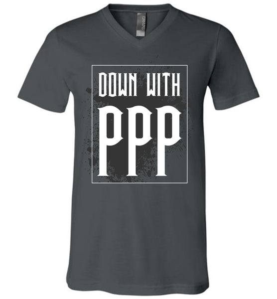 Public Policy Posse - Essentials - Canvas Unisex V-Neck T-Shirt