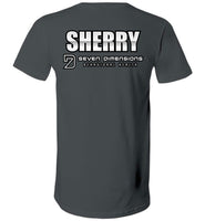 Seven Dimensions - Sherry, Metal - Canvas Unisex V-Neck T-Shirt