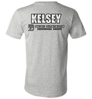 Seven Dimensions - Kelsey, Neon - Canvas Unisex V-Neck T-Shirt