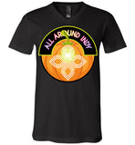 All Around Indy - Halloween - Canvas Unisex V-Neck T-Shirt