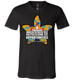 Seven Dimensions - Dorothy, Flower - Canvas Unisex V-Neck T-Shirt