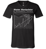 Seven Dimensions - Master Manipulator of Environmental Variables - Canvas Unisex V-Neck T-Shirt