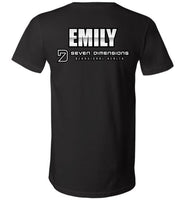 Seven Dimensions - Emily, Metal - Canvas Unisex V-Neck T-Shirt