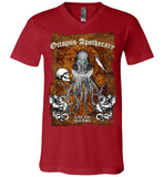 Octopus Apothecary - Old Time Shakespeare - Canvas Unisex V-Neck T-Shirt