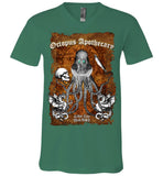 Octopus Apothecary - Old Time Shakespeare - Canvas Unisex V-Neck T-Shirt