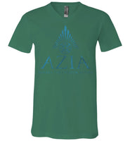 Azia Energetics - Essentials - Canvas Unisex V-Neck T-Shirt