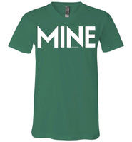 Mine - Canvas Unisex V-Neck T-Shirt