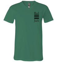 Red Jack - Canvas Unisex V-Neck T-Shirt