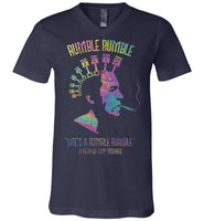 Rumble Rumble - Essentials - Canvas Unisex V-Neck T-Shirt