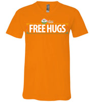 Resilience Group - Free Hugs - Canvas Unisex V-Neck T-Shirt