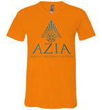 Azia Energetics - Essentials - Canvas Unisex V-Neck T-Shirt