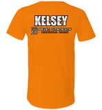 Seven Dimensions - Kelsey, New Retro - Canvas Unisex V-Neck T-Shirt