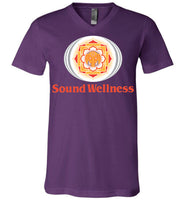 SoundWellness - Canvas Unisex V-Neck T-Shirt