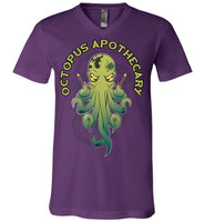 Octopus Apothecary: Sarah Denny's Octopus - Canvas Unisex V-Neck T-Shirt