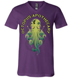 Octopus Apothecary: Sarah Denny's Octopus - Canvas Unisex V-Neck T-Shirt