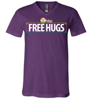 Resilience Group - Free Hugs - Canvas Unisex V-Neck T-Shirt