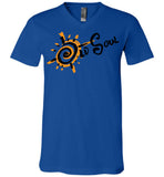 Old Soul Movement: Sunburst - Canvas Unisex V-Neck T-Shirt
