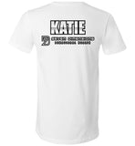 Seven Dimensions - Katie, Neon - Canvas Unisex V-Neck T-Shirt