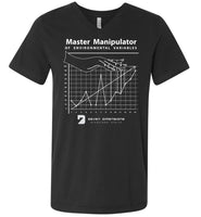 Seven Dimensions Branded - Master Manipulator - Canvas Unisex V-Neck T-Shirt