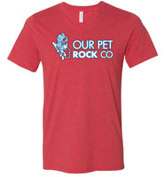Our Pet Rock - Canvas Unisex V-Neck T-Shirt