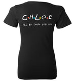 Chloe - Ladies Deep V-Neck