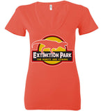 Extinction Park Ladies Deep V-Neck