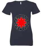 Red Hot Data Takers - Ladies Deep V-Neck