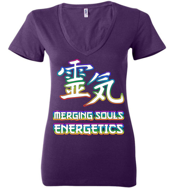 Merging Souls Energetics: Bella Ladies Deep V-Neck