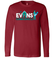 Evans Cleaning Service 2 - Canvas Long Sleeve T-Shirt