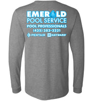 Emerald Pools - Pool Professionals - Canvas Long Sleeve T-Shirt