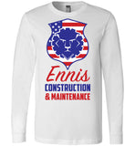 Ennis Construction & Maintenance LLC - Canvas Long Sleeve T-Shirt