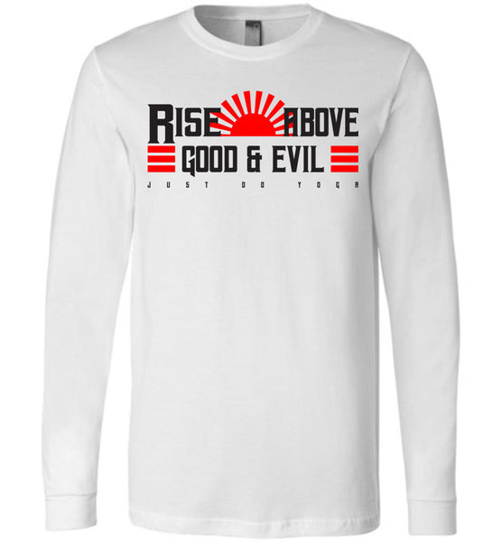 Rise Above Good & Evil - Canvas Long Sleeve T-Shirt