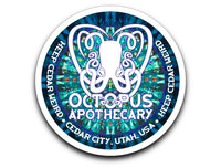 Octopus Apothecary - Tie-Dyed Decal