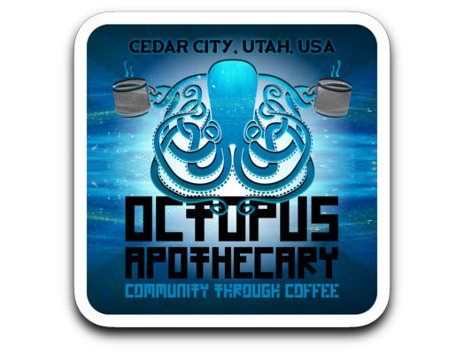 Octopus Apothecary - Coffee Sticker